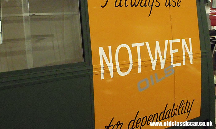 The Notwen Oils sign is updated